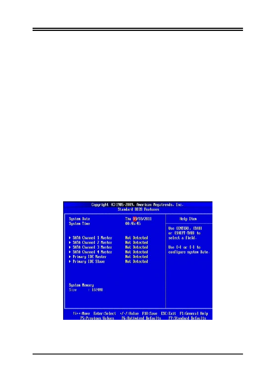 4 standard bios features | Jetway Computer NAF91R-G41 User Manual | Page 25 / 36