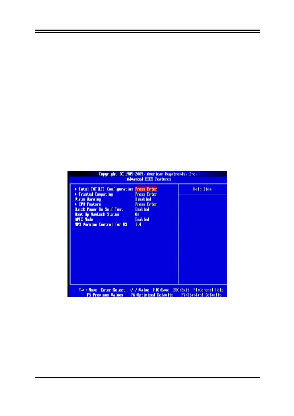 5 advanced bios features | Jetway Computer NAF91R-G41 User Manual | Page 26 / 36