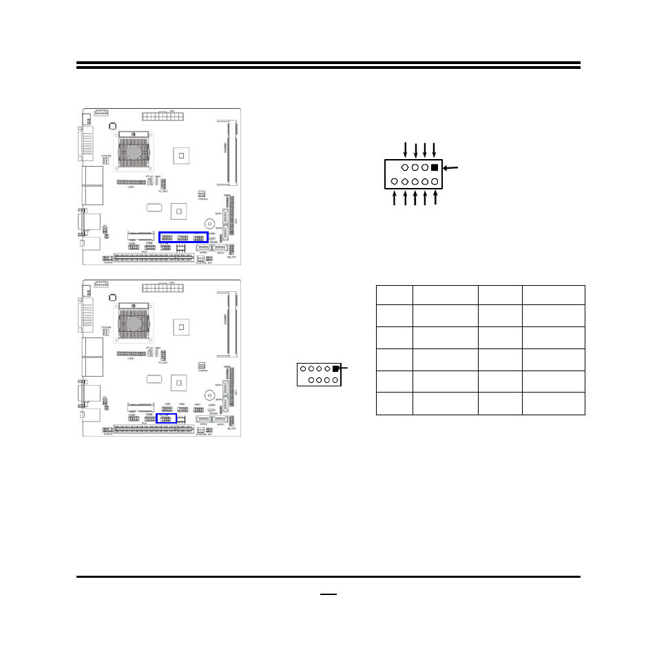 Usb 1/2/3 header, 9) gpio header (9-pin): io_con | Jetway Computer NF93R User Manual | Page 22 / 39