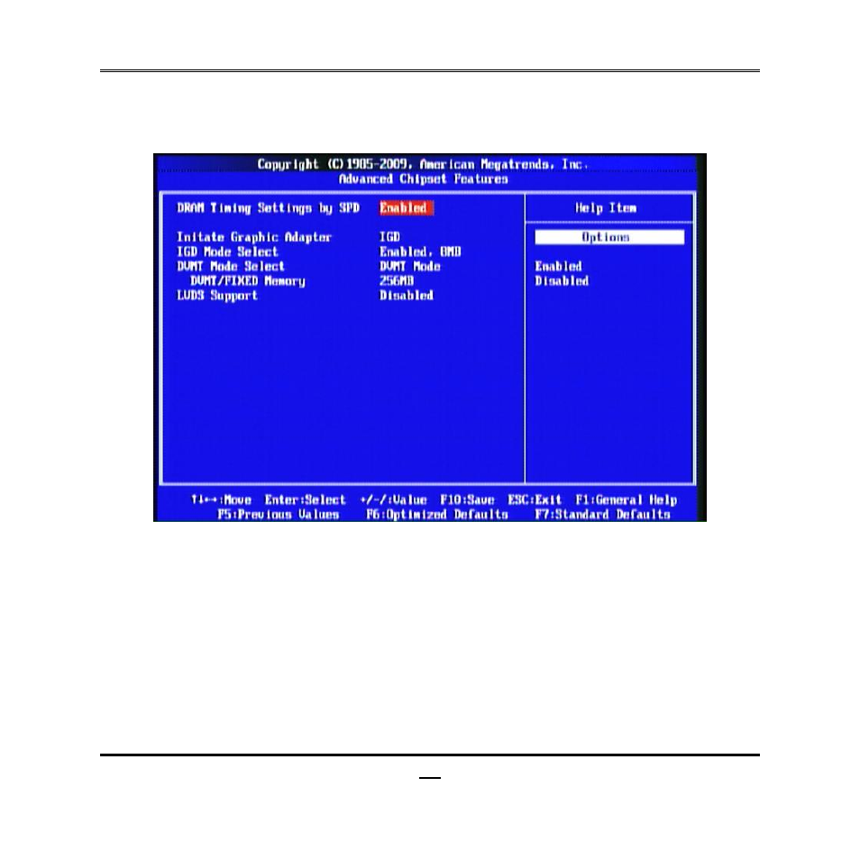 6 advanced chipset features | Jetway Computer NC94 User Manual | Page 31 / 40