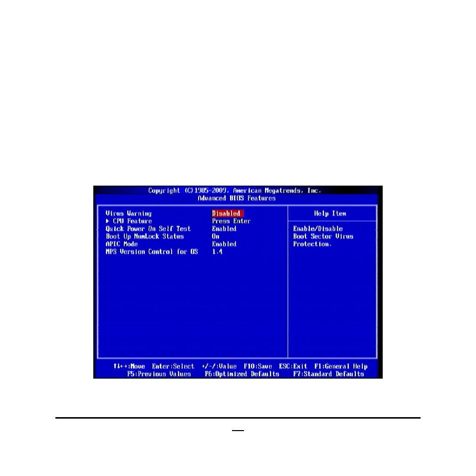 5 advanced bios features | Jetway Computer NC96 User Manual | Page 28 / 41