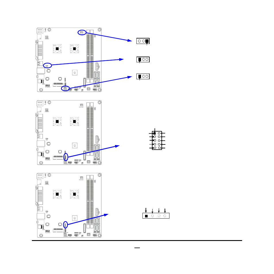 12 pin3: fan speed, 10) gpio header (10-pin): gpio_con, 11) cir header: cir | Jetway Computer NC98 User Manual | Page 17 / 35