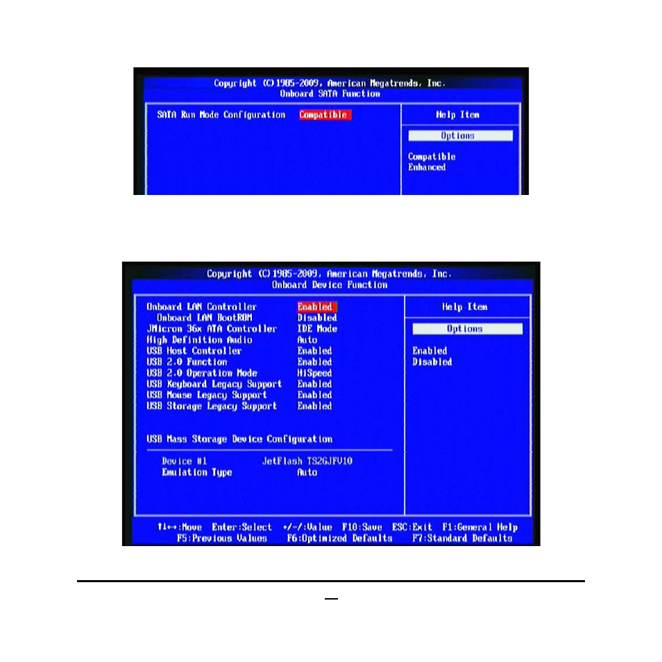 6-1 onboard sata function, 6-2 onboard device function | Jetway Computer NC98 User Manual | Page 27 / 35