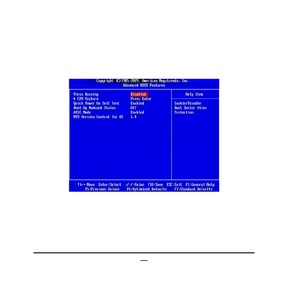 5 advanced bios features | Jetway Computer NC9C User Manual | Page 28 / 39