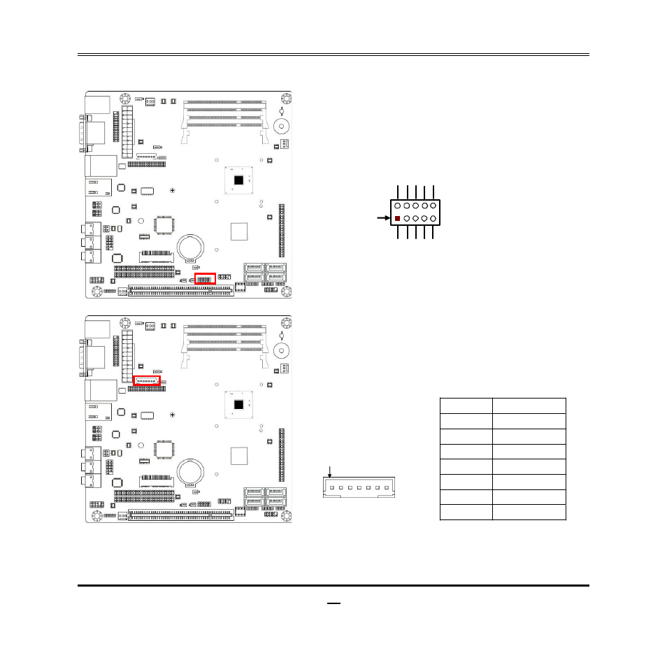11) inverter (7-pin): lvds inverter, Gpio_con header | Jetway Computer NC9E User Manual | Page 23 / 47