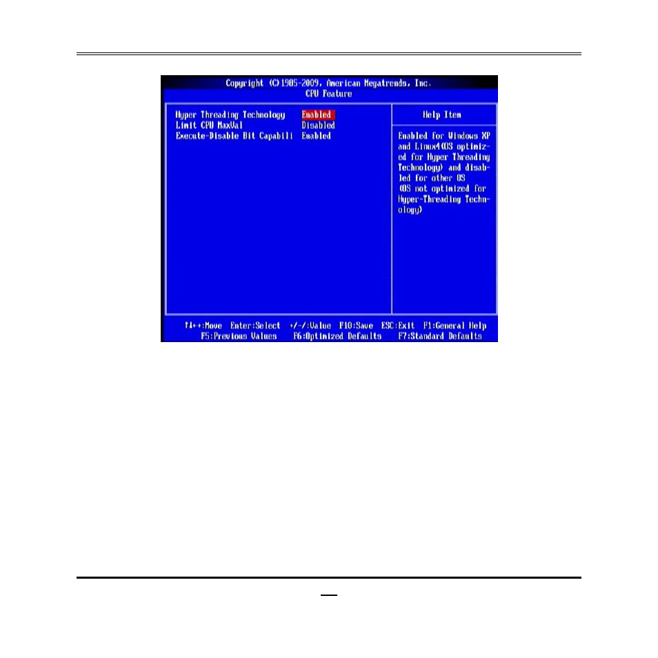 5-1 cpu feature, 6 advanced chipset features | Jetway Computer NC9E User Manual | Page 34 / 47