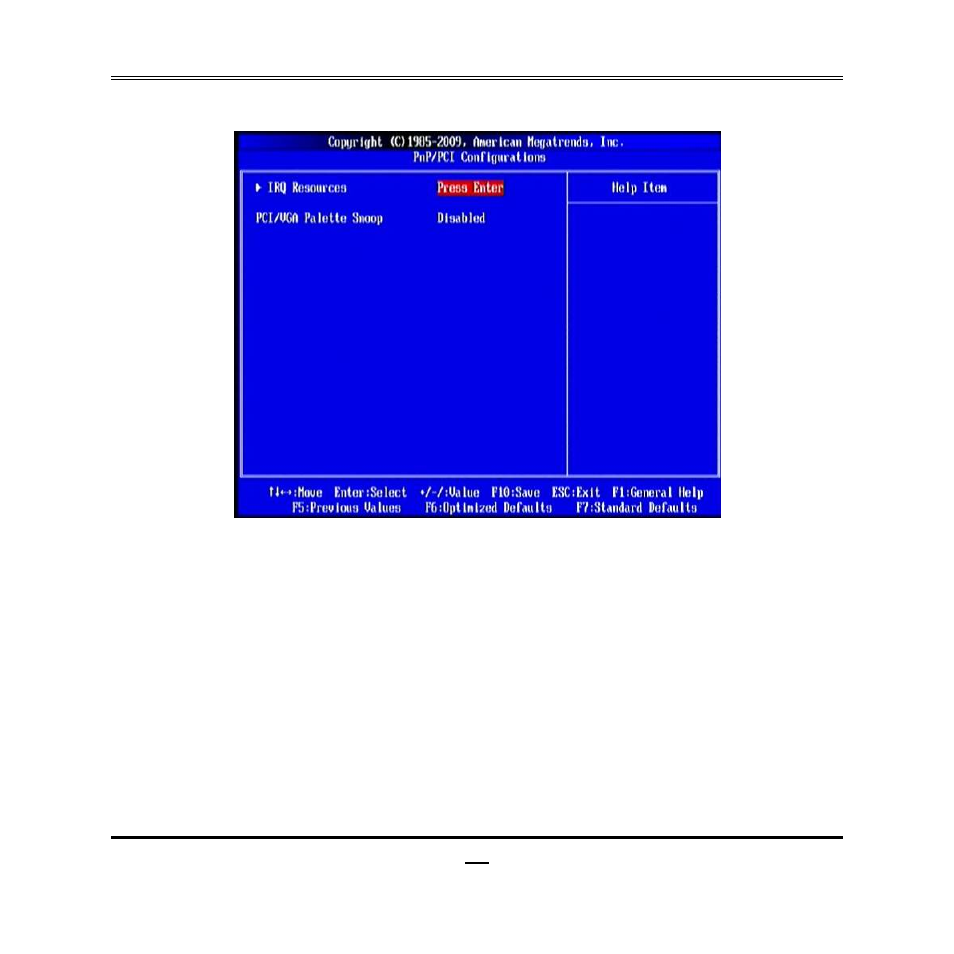9 pnp/pci configurations, 10 pc health status | Jetway Computer NC9E User Manual | Page 42 / 47