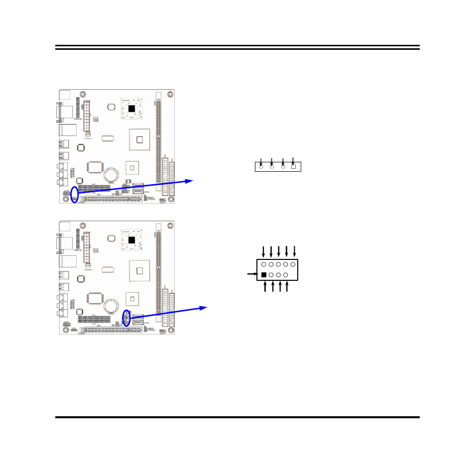 Usb port header, 3) usb port headers (9-pin): usb2, usb3 | Jetway Computer NC92 User Manual | Page 14 / 38