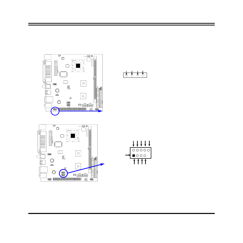 Usb port header | Jetway Computer NC93 User Manual | Page 15 / 39
