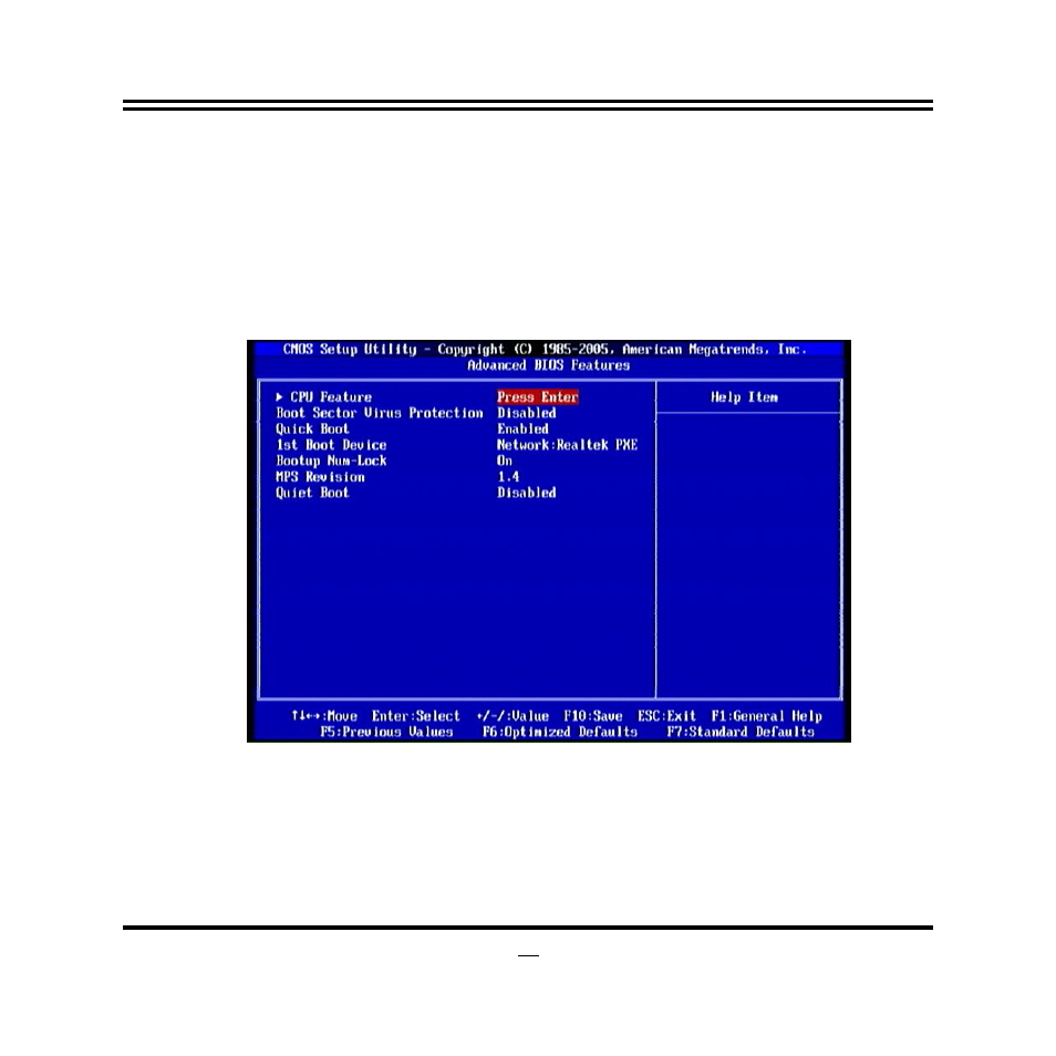 5 advanced bios features | Jetway Computer NC63 User Manual | Page 26 / 41