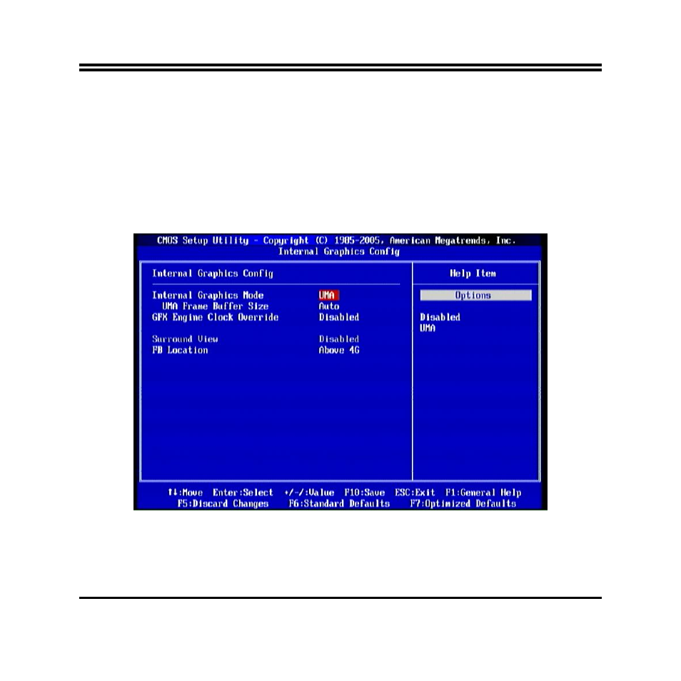 6-2 internal graphics config | Jetway Computer NC84E User Manual | Page 28 / 42