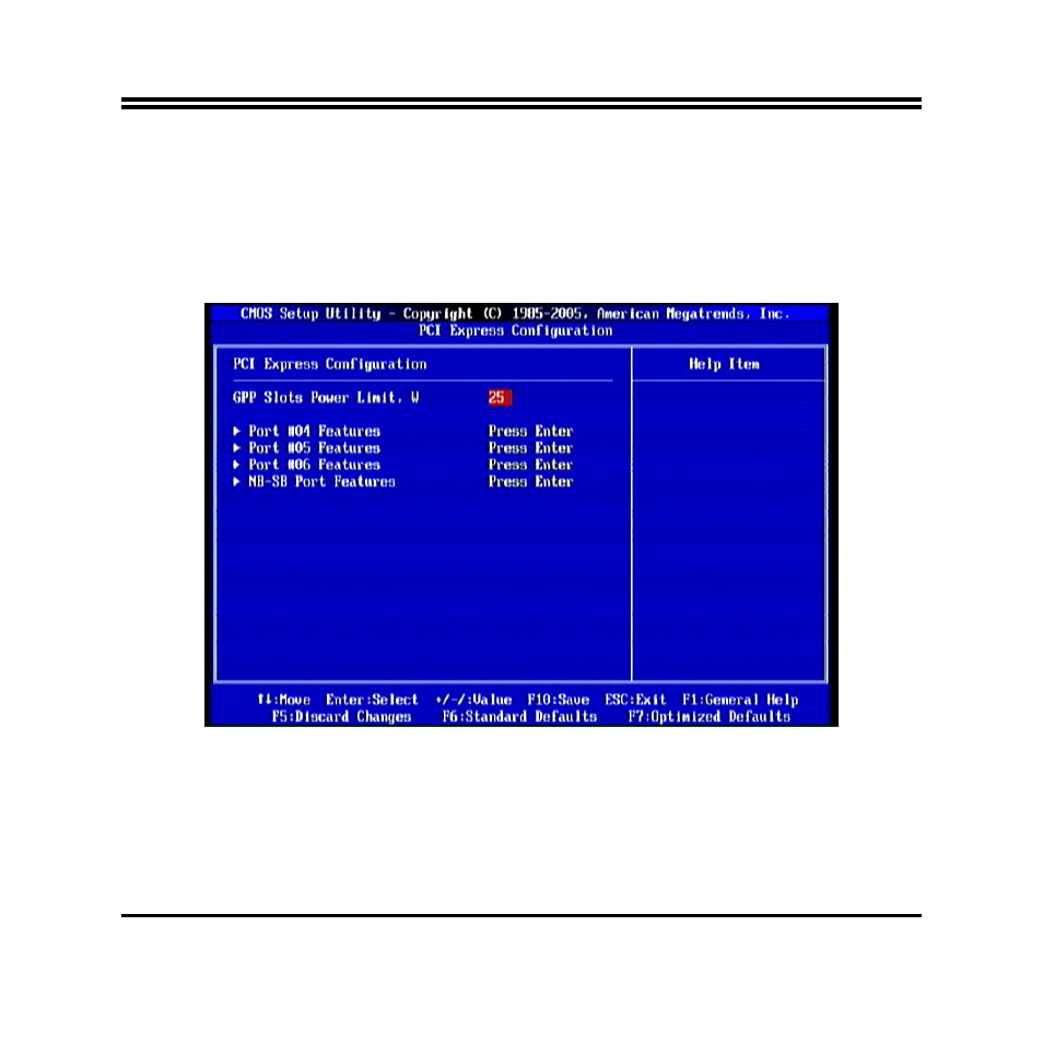 6-3 pci express configuration | Jetway Computer NC84E User Manual | Page 29 / 42