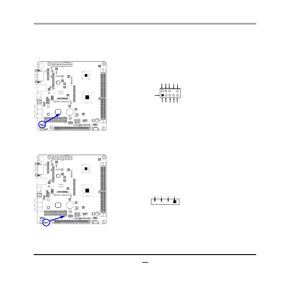2-2 headers, Cdin | Jetway Computer NC74 User Manual | Page 18 / 43