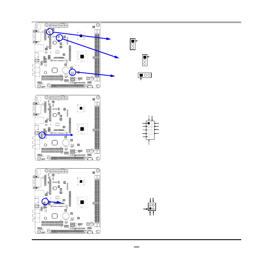 9) serial port connectors (9-pin female): com2 | Jetway Computer NC74 User Manual | Page 21 / 43