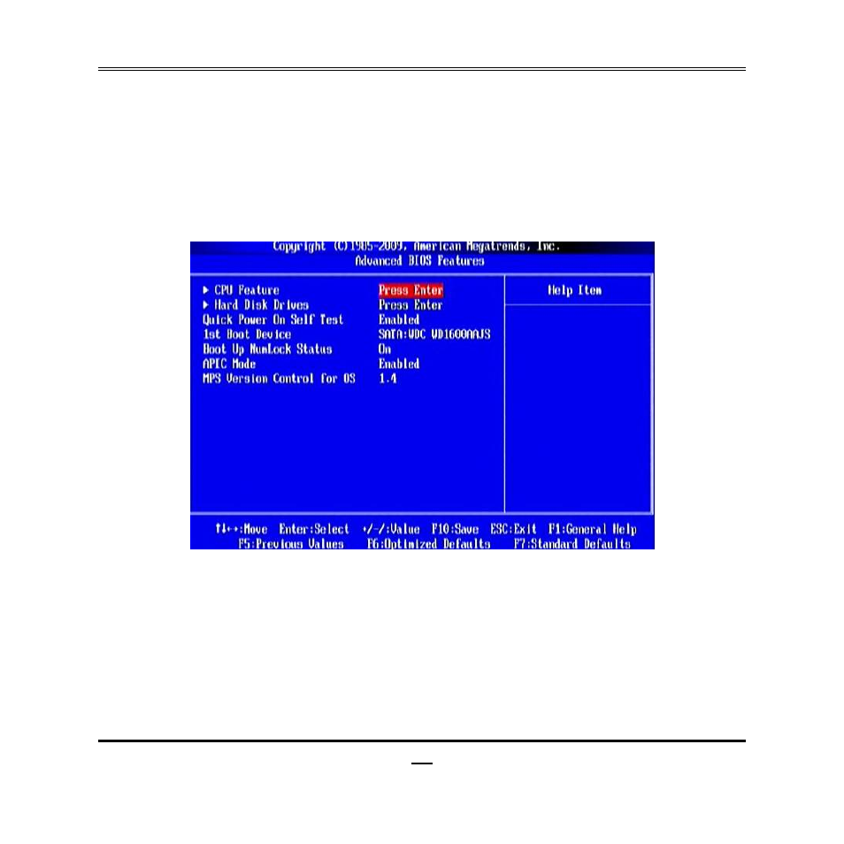 5 advanced bios features | Jetway Computer NC74 User Manual | Page 30 / 43