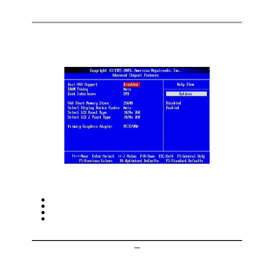 6 advanced chipset features | Jetway Computer NC74 User Manual | Page 32 / 43