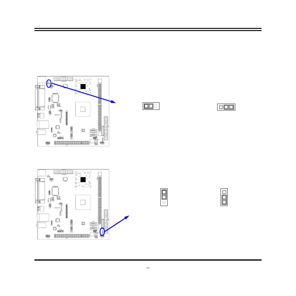 Chapter 2, 1 jumper setting, 1) jp2: kb/usb power on function setting | 7 (2) jbat : clear cmos (3-pin) | Jetway Computer NF77 User Manual | Page 11 / 40