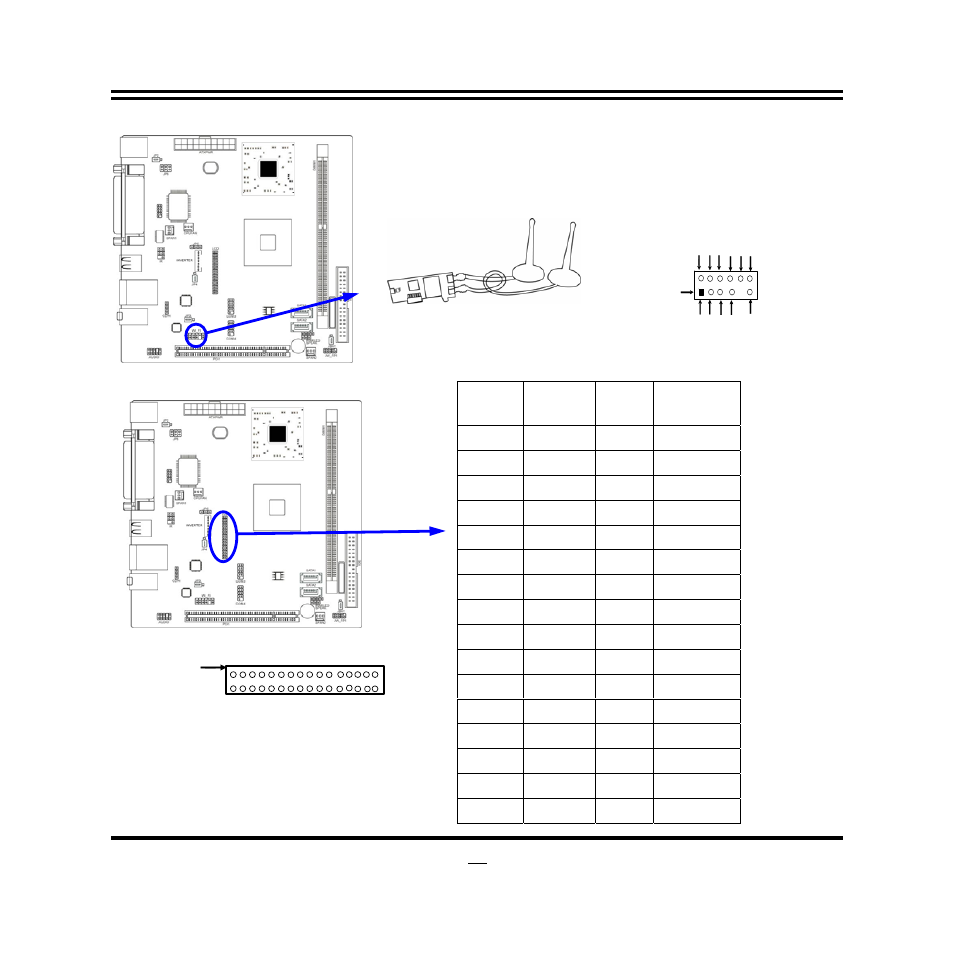 5)lvds headers: lcd, Lvds headers, 12 (5)lvds headers: lcd | Jetway Computer NF77 User Manual | Page 16 / 40