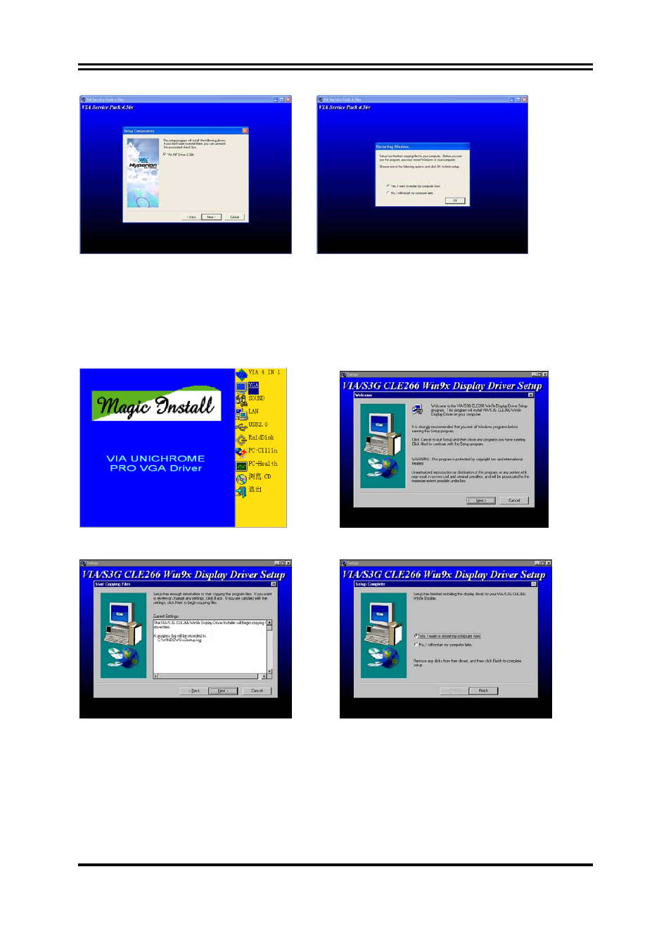 2 vga install via cn700 vga driver | Jetway Computer J7F2 User Manual | Page 45 / 50