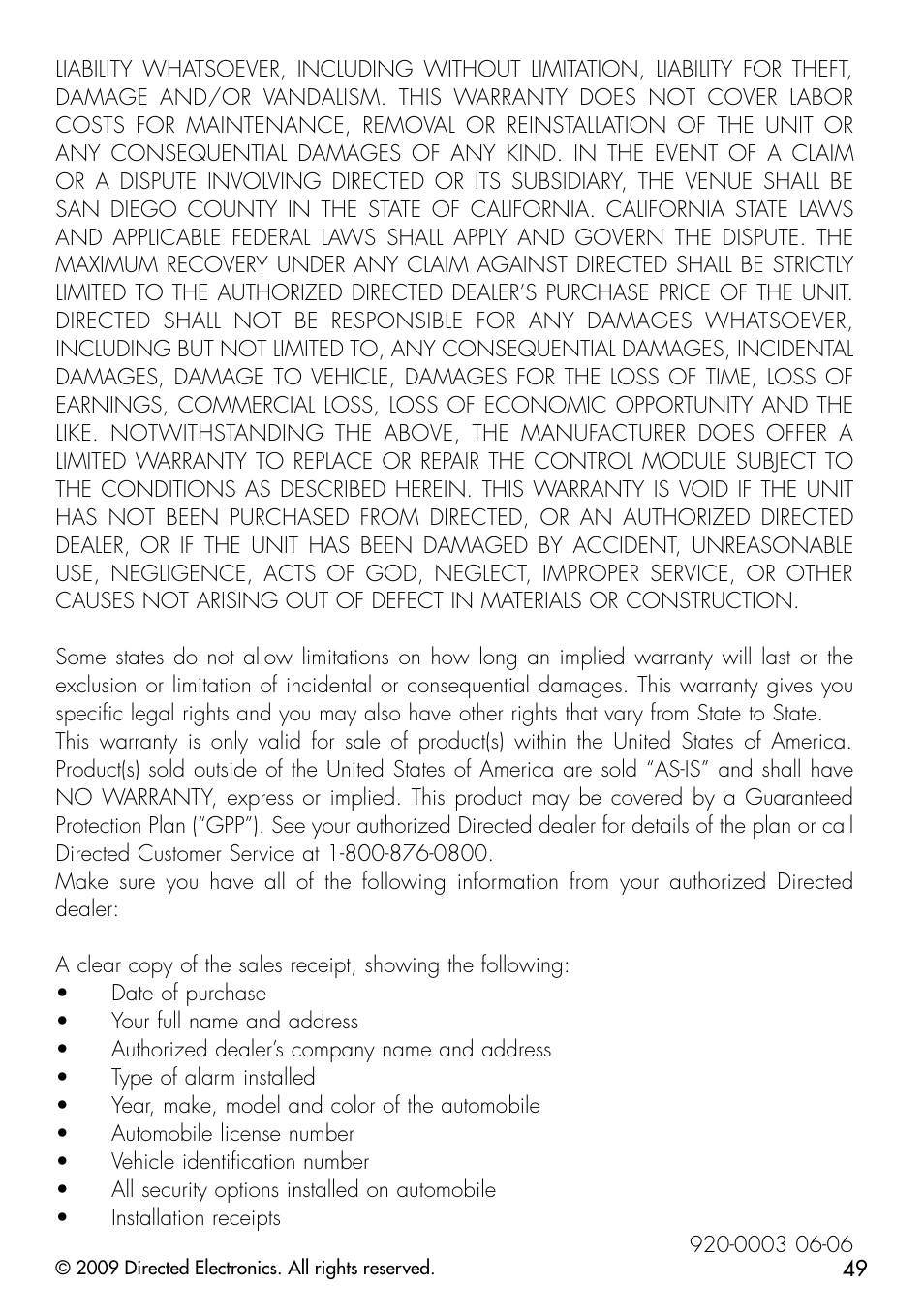 CLIFFORD 330.3X User Manual | Page 52 / 53