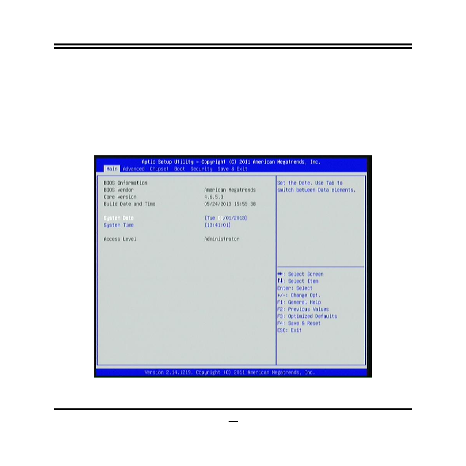 6 main menu | Jetway Computer JBC381F39 User Manual | Page 30 / 45