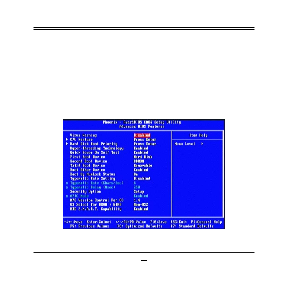 5 advanced bios features | Jetway Computer JBC370F33 User Manual | Page 25 / 41