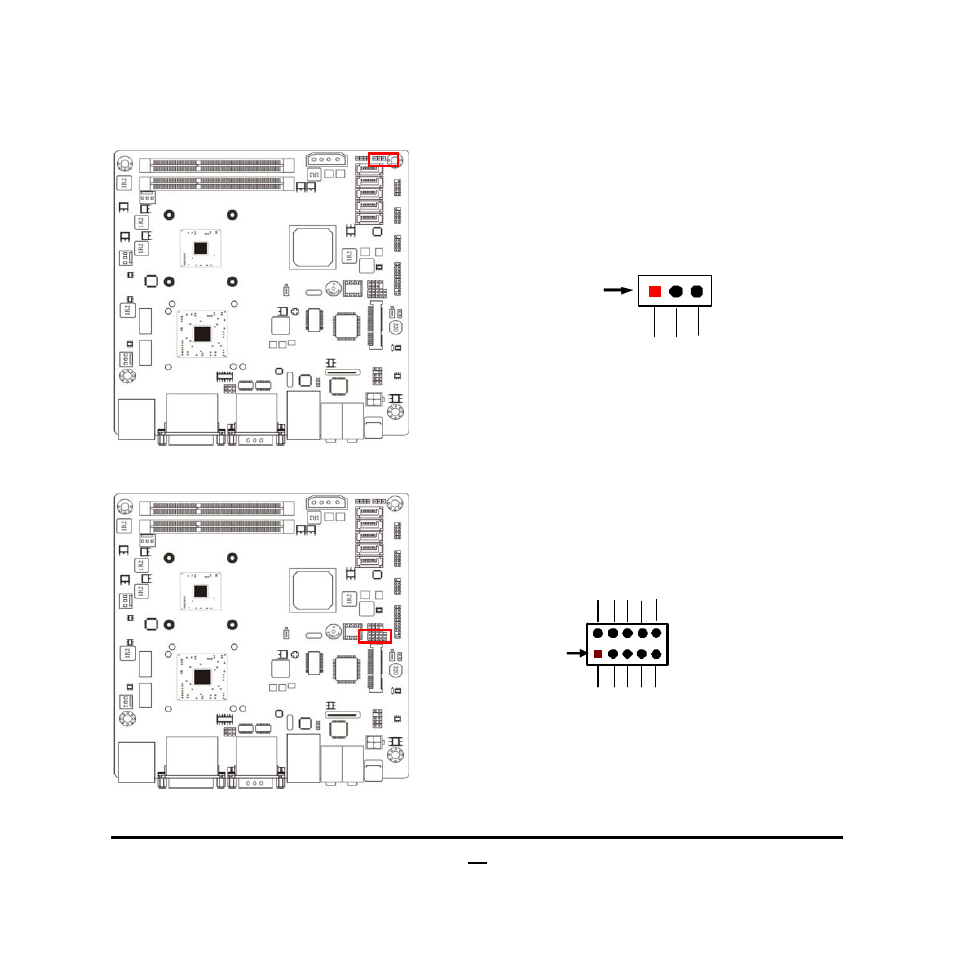 7) gpio_con (10-pin): gpio header, Pwrled | Jetway Computer JBC231C9P-2550 User Manual | Page 20 / 36