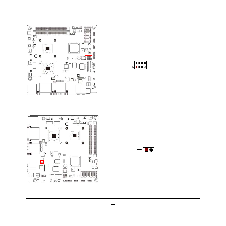 16 (8) cir_con (7-pin): cir header, 9) nicled (2-pin): lan activity led header | Jetway Computer JBC231C9P-2550 User Manual | Page 21 / 36