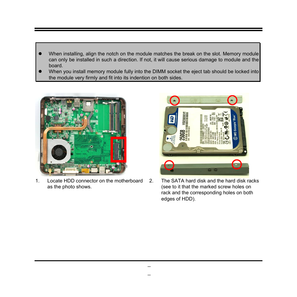 3 to install hard disk drive | Jetway Computer JBC621C86 User Manual | Page 12 / 58