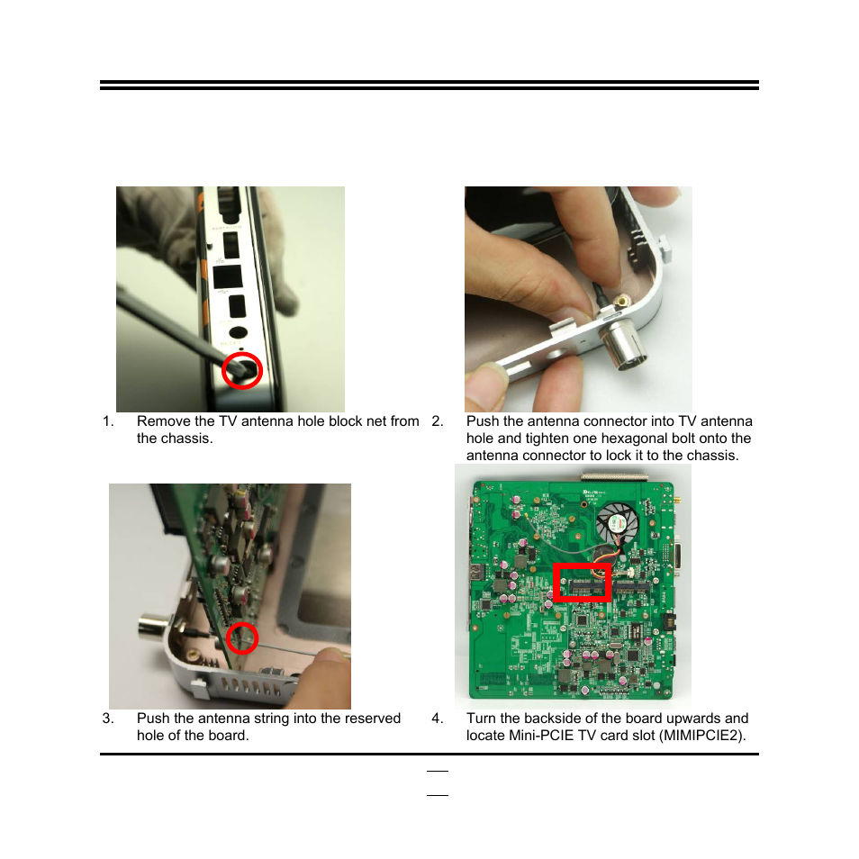 5 to install tv card | Jetway Computer JBC621C86 User Manual | Page 16 / 58