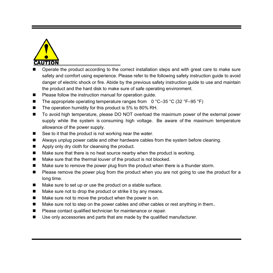 Safety instruction | Jetway Computer JBC621C86 User Manual | Page 3 / 58