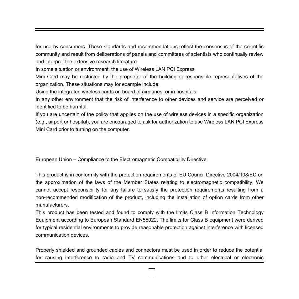 Electronic emissions notices | Jetway Computer JBC621C86 User Manual | Page 57 / 58