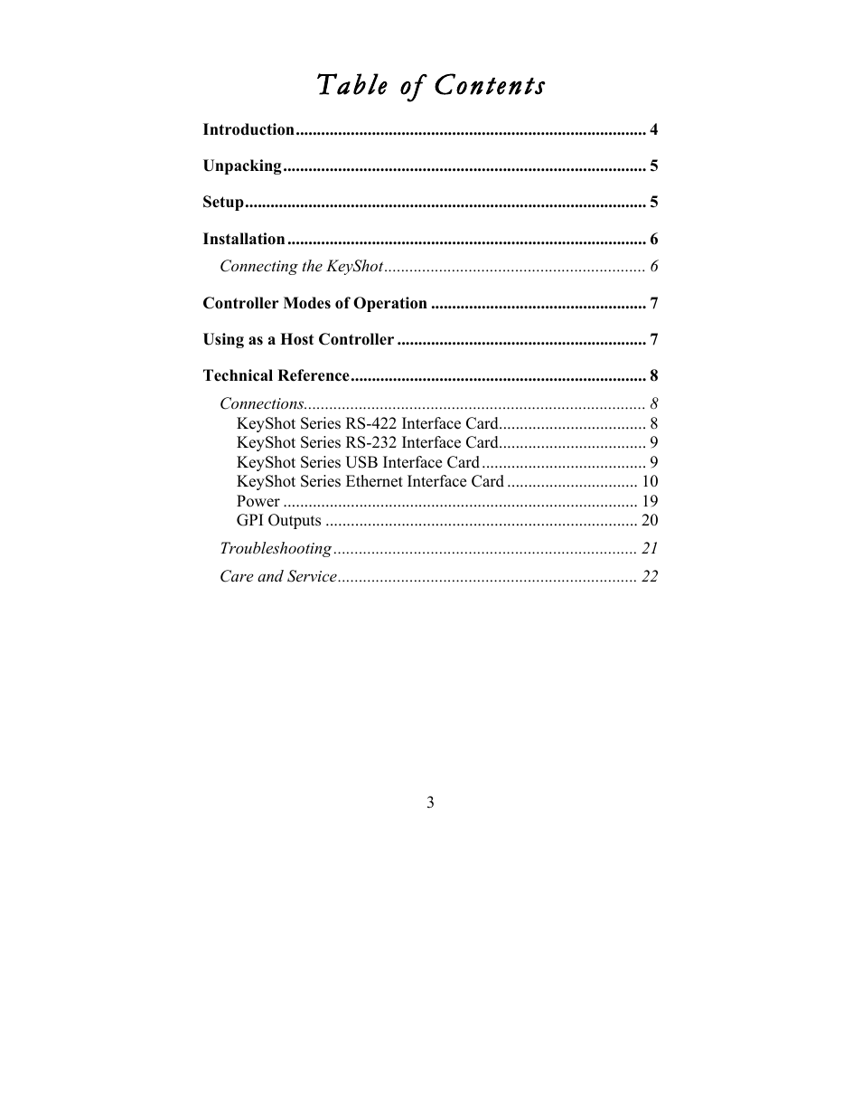 JLCooper KeyShot User Manual | Page 3 / 23