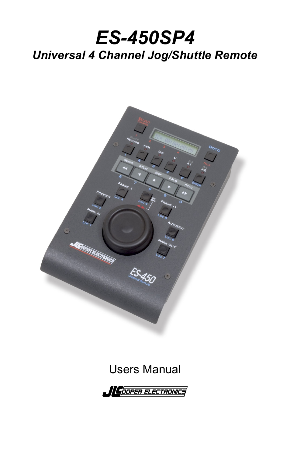 JLCooper ES-450SP4 User Manual | 19 pages