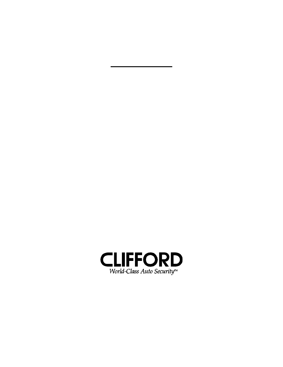 CLIFFORD 60 User Manual | Page 3 / 25