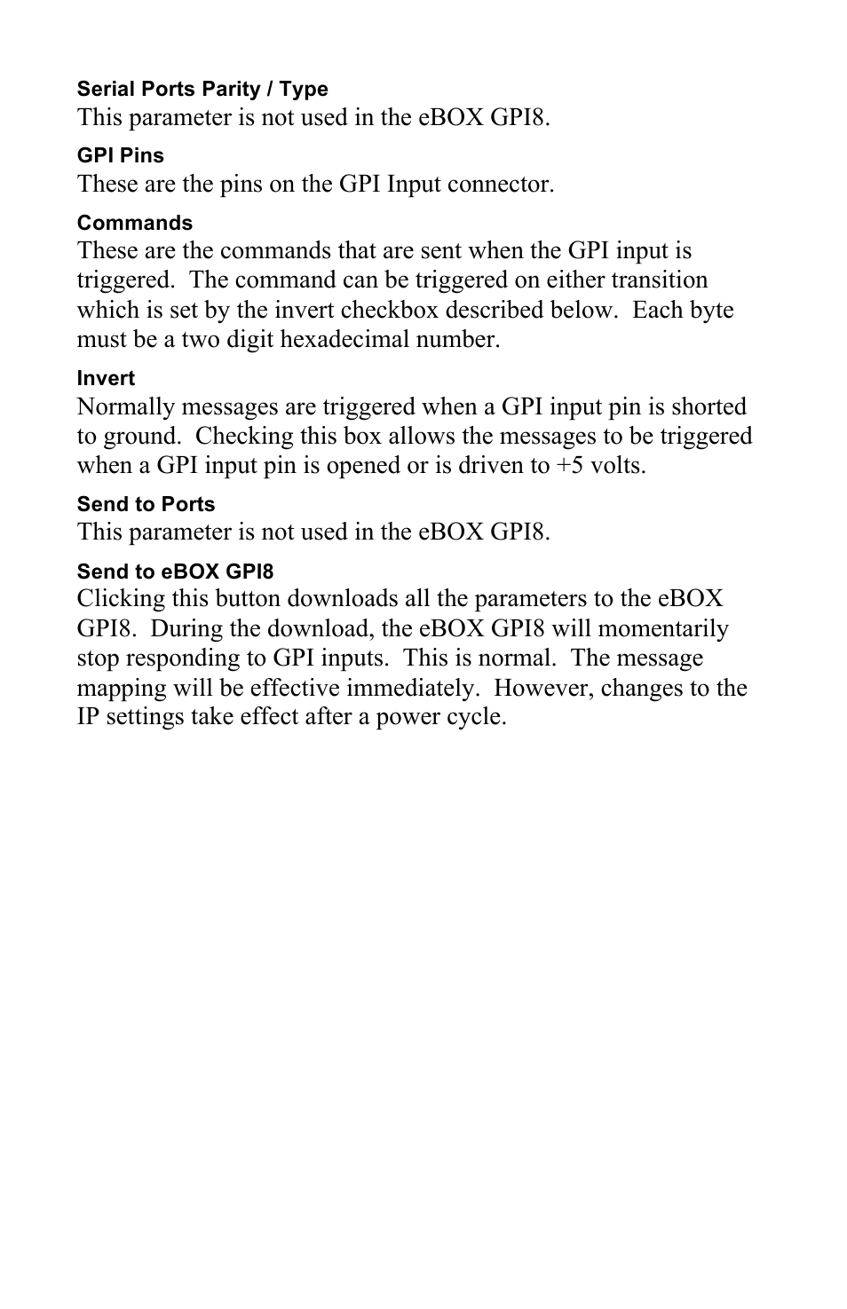 JLCooper eBOX GPI8 User Manual | Page 25 / 55