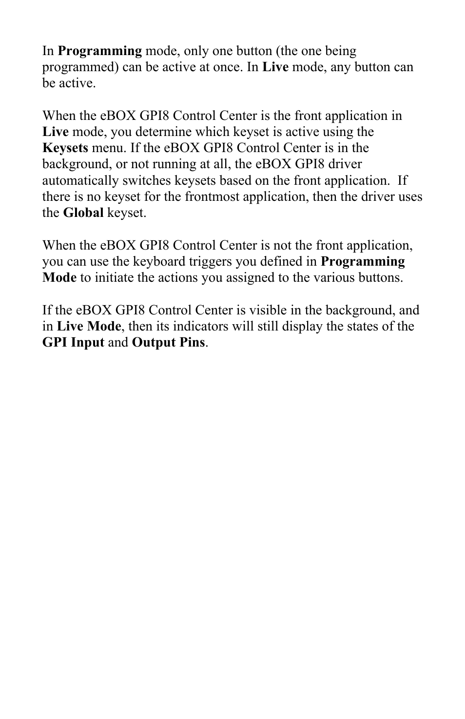 JLCooper eBOX GPI8 User Manual | Page 43 / 55