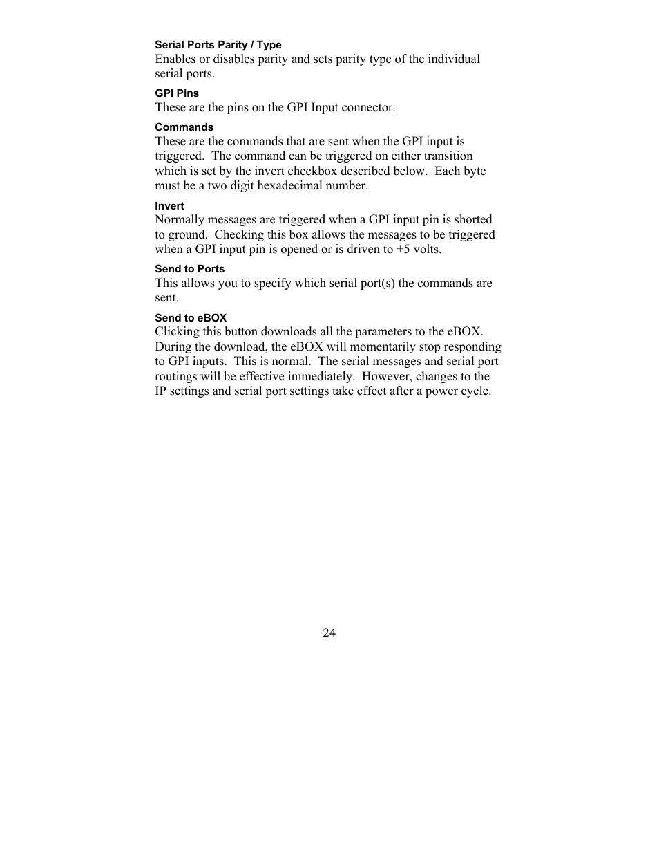 JLCooper eBOX User Manual | Page 24 / 58