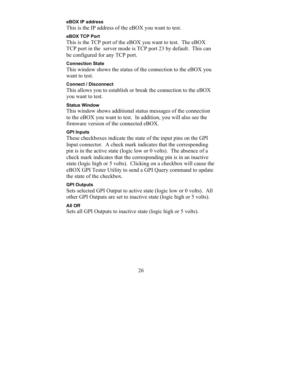 JLCooper eBOX User Manual | Page 26 / 58