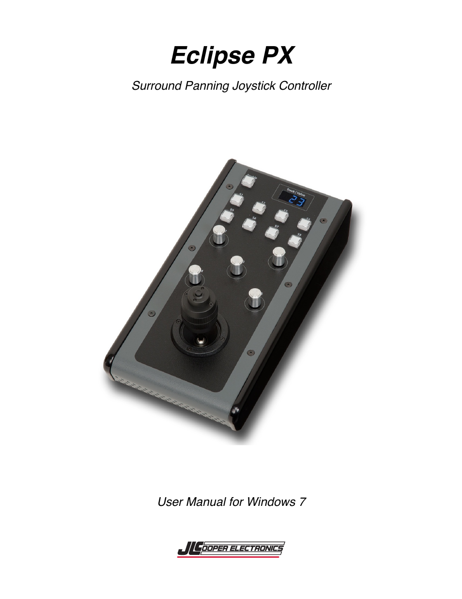 JLCooper Eclipse PX for Windows User Manual | 19 pages