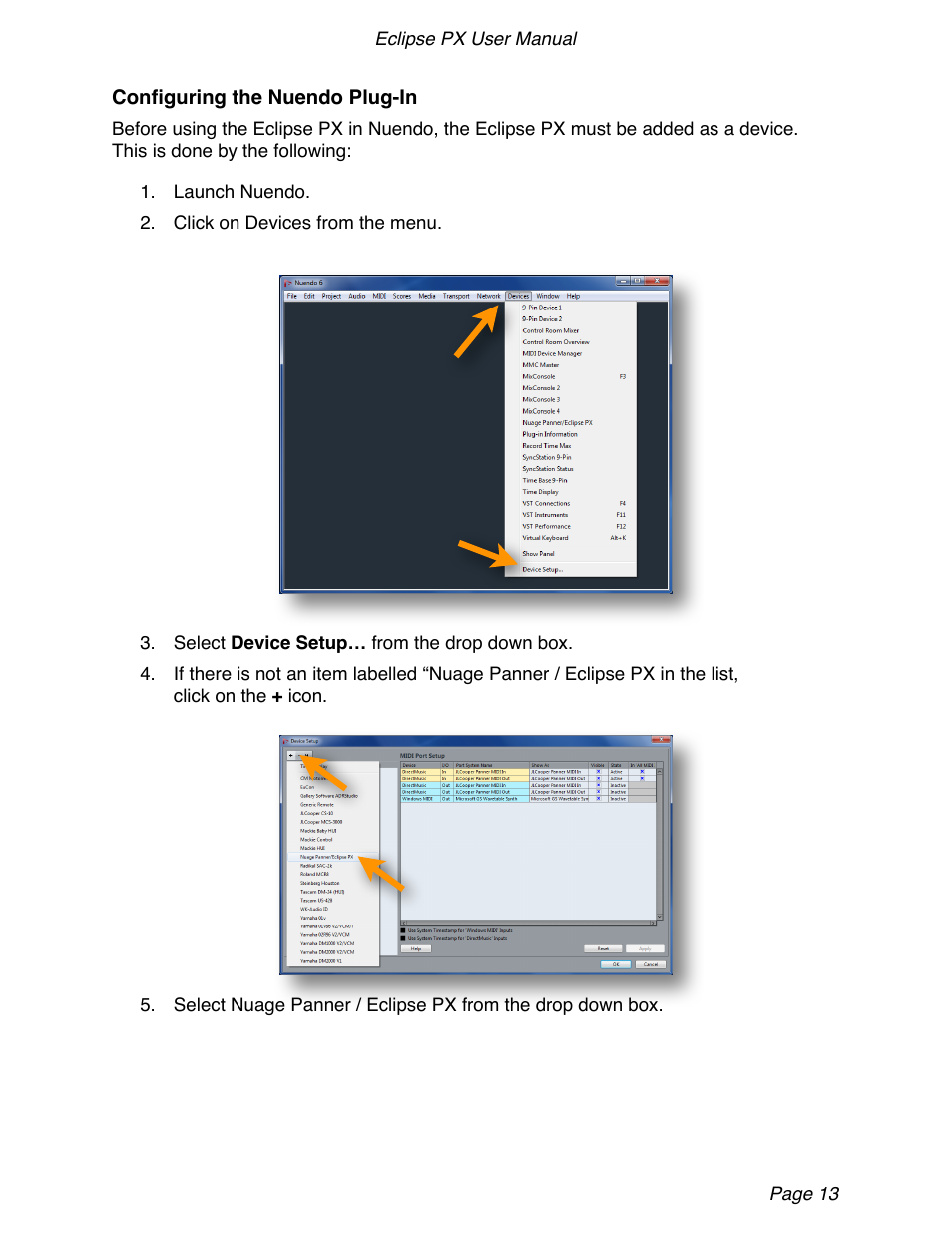JLCooper Eclipse PX for Windows User Manual | Page 13 / 19