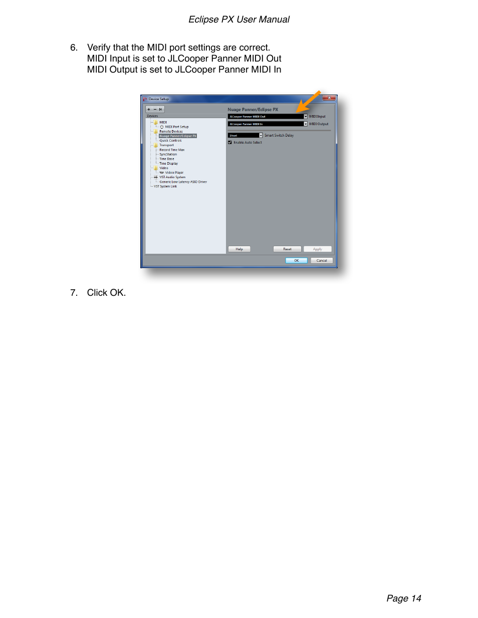 JLCooper Eclipse PX for Windows User Manual | Page 14 / 19