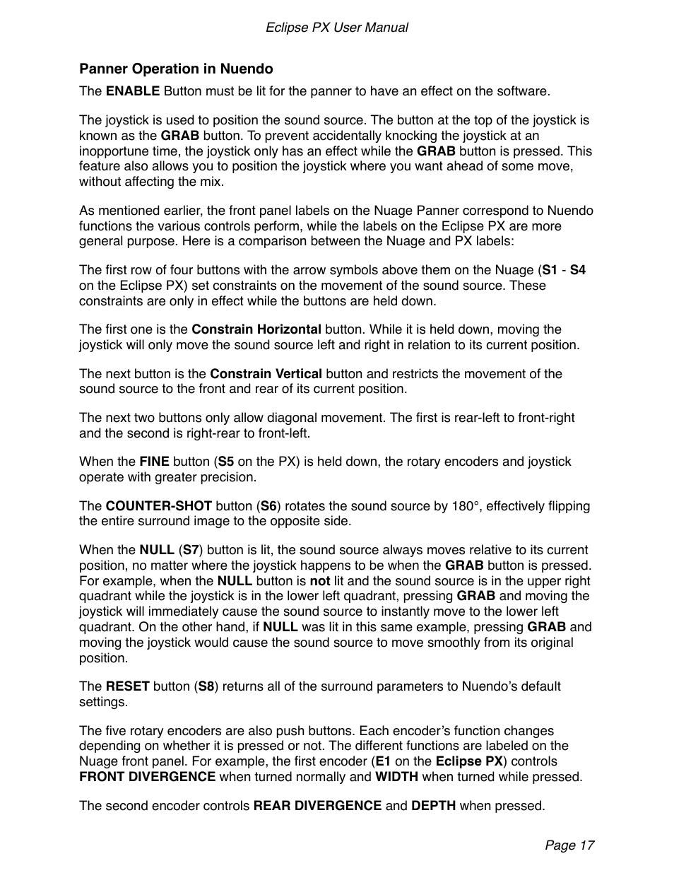 JLCooper Eclipse PX for Windows User Manual | Page 17 / 19