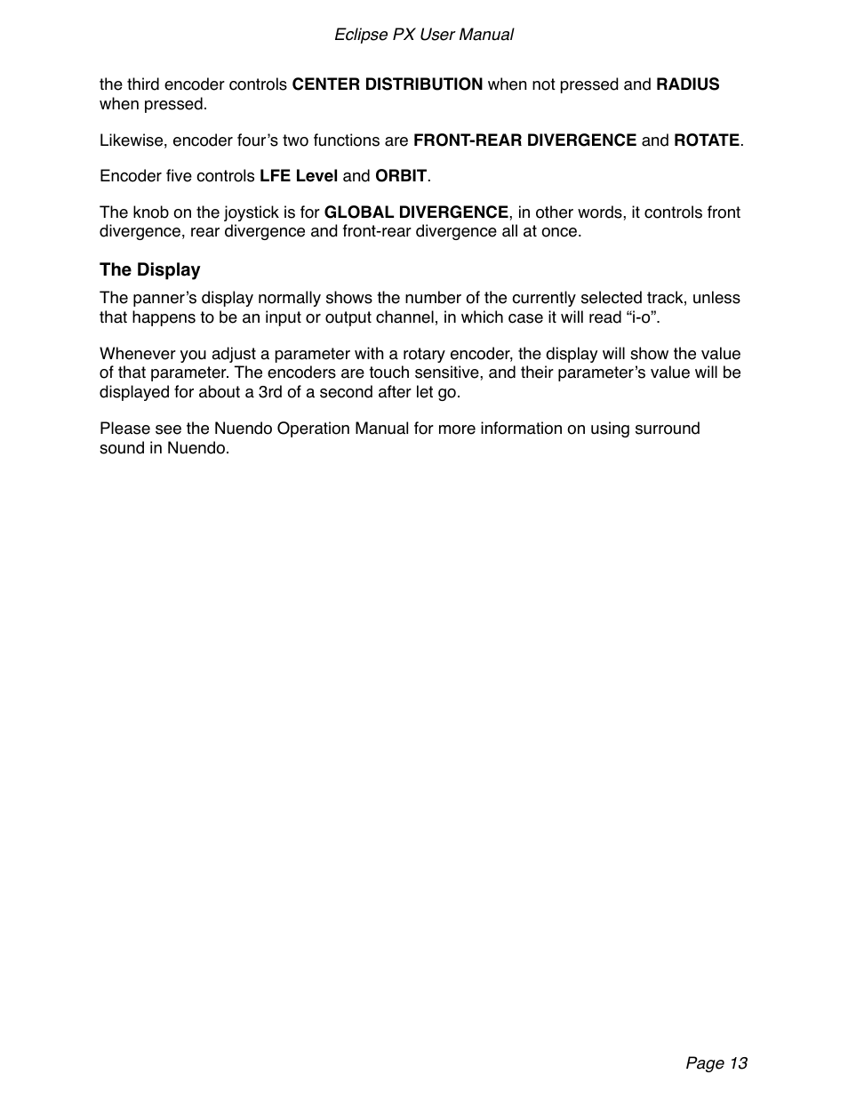 JLCooper Eclipse PX for OS X User Manual | Page 13 / 14