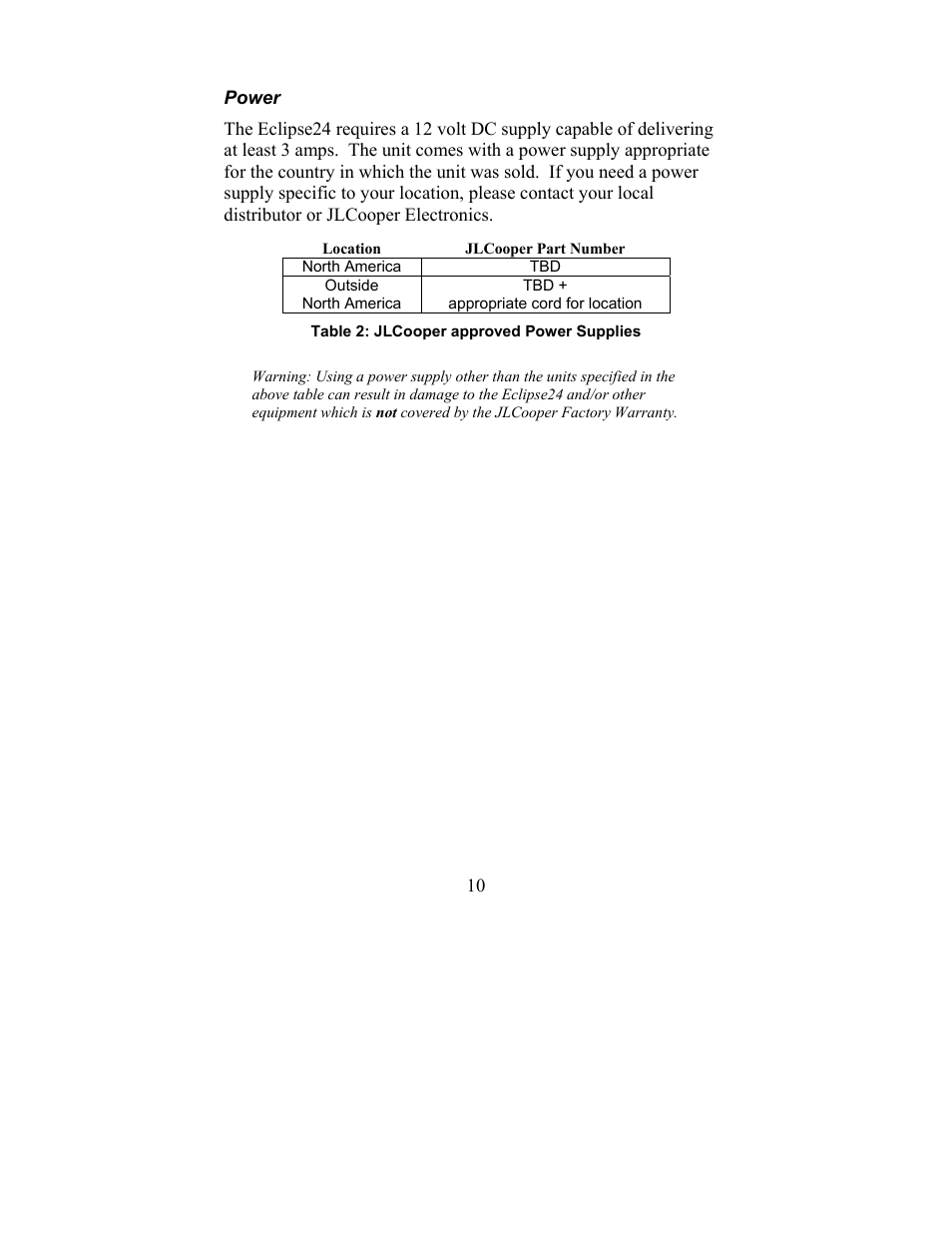 JLCooper Eclipse24 User Manual | Page 10 / 14