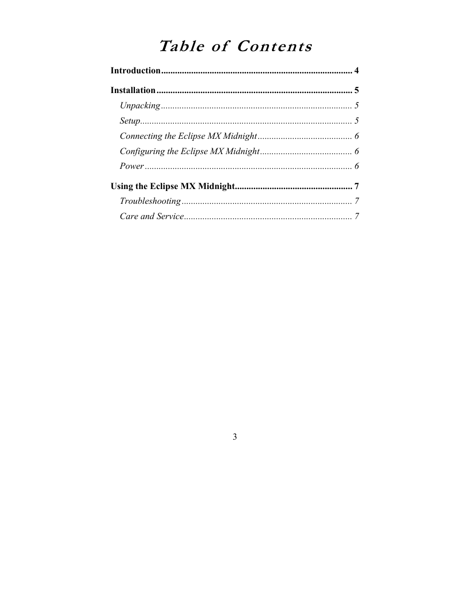 JLCooper MX Midnight Eclipse User Manual | Page 3 / 8
