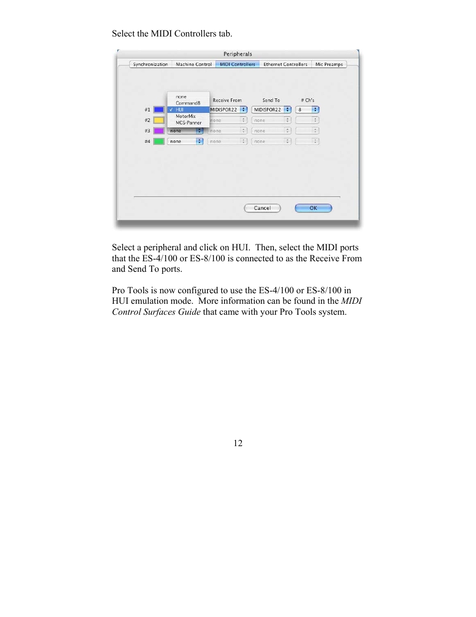 JLCooper ES-4/100 MIDI User Manual | Page 12 / 17