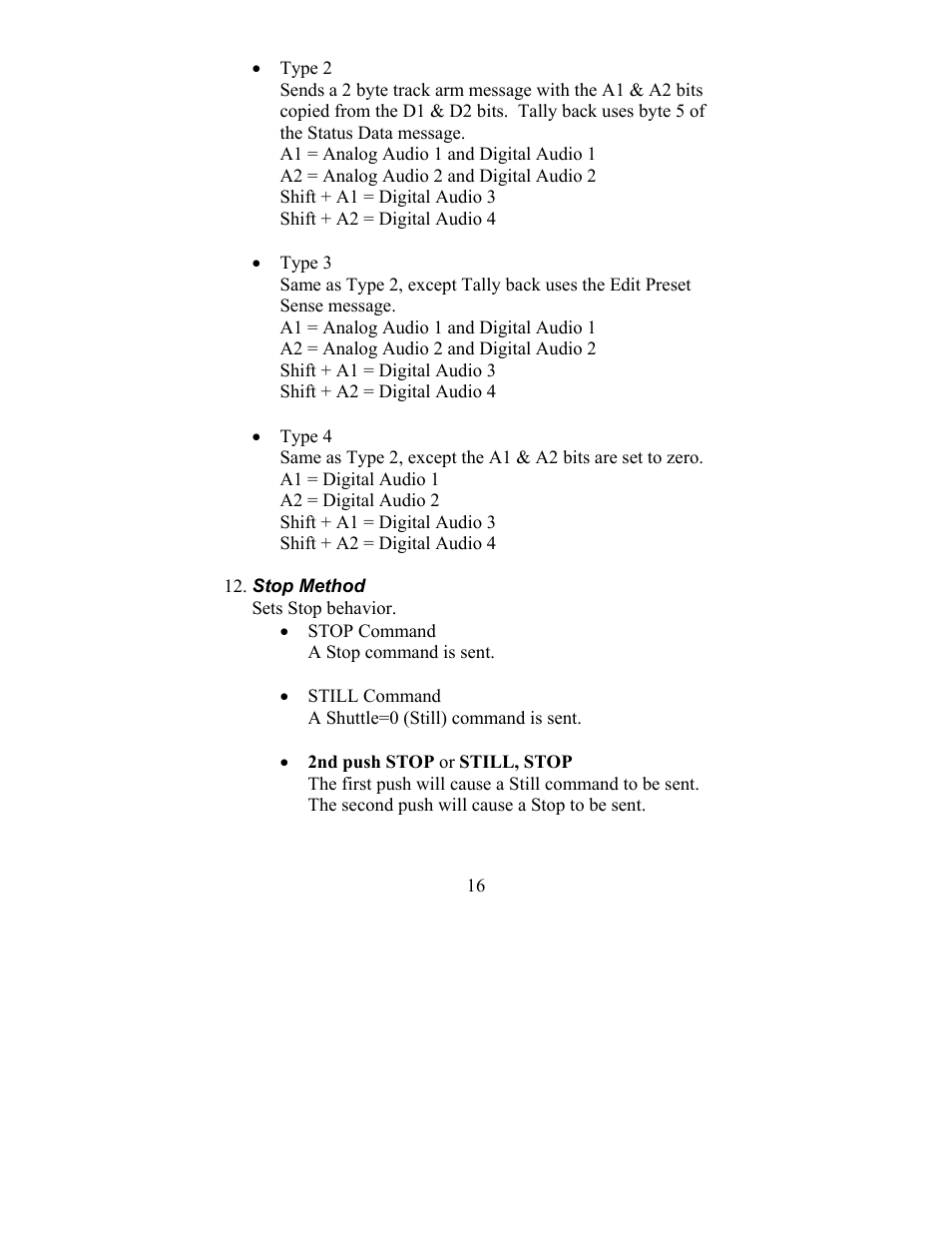 JLCooper ES-SloMoJ User Manual | Page 16 / 50