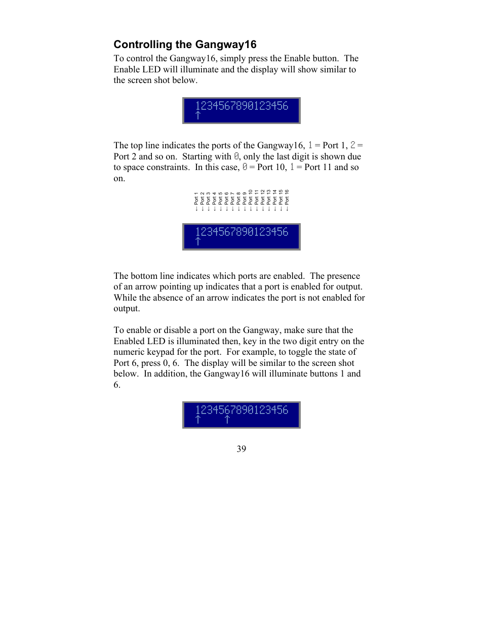 Controlling the gangway16 | JLCooper ES-SloMoJ User Manual | Page 39 / 50