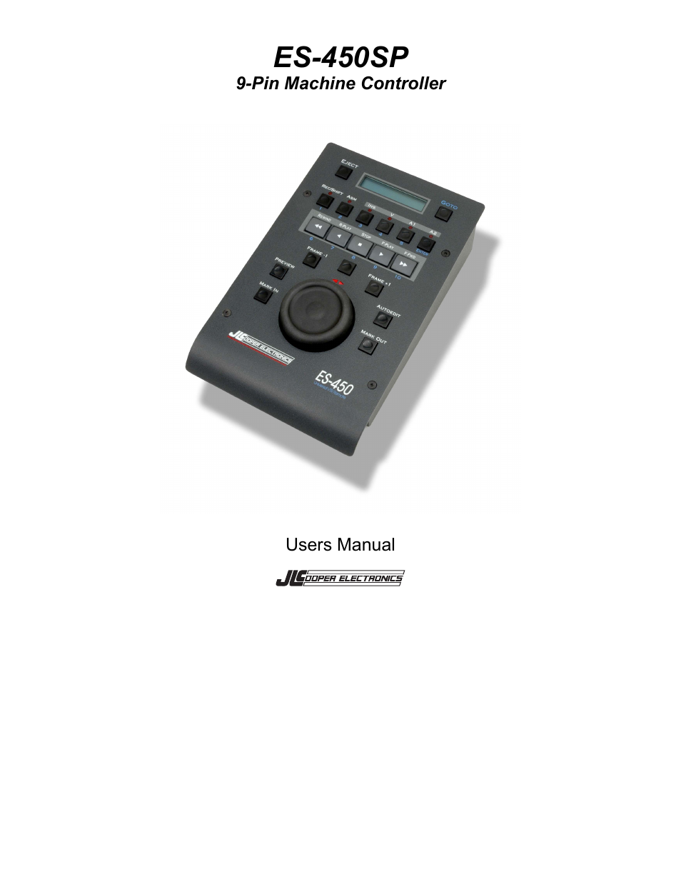 JLCooper ES-450SP User Manual | 17 pages